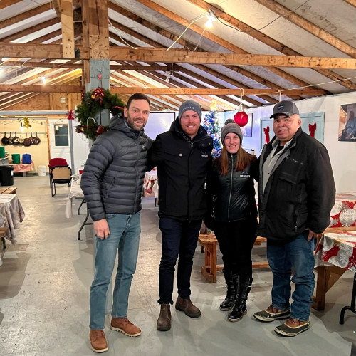 Troilus Team at the Mistissini Office 