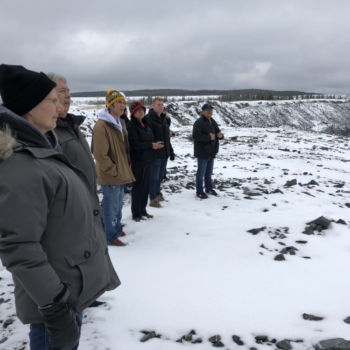 Troilus October 2018 Site Visit with Chief Thomas Neeposh and Council 
