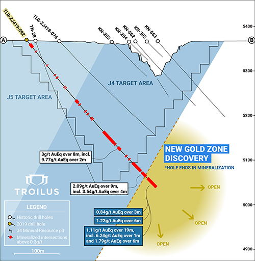 Section J4-N14150  Facing North
