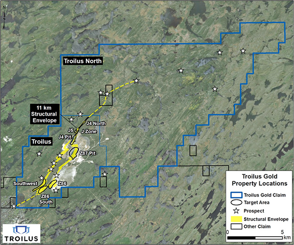 Figure 1: The Resultant Troilus Land Position